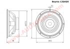 Широкополосный динамик Beyma 12GA50 / 12" / 250 Вт / 8 Ом / 102 дБ