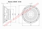 НЧ динамик Beyma 15G40 / 15" / 700Вт / 8Ом / 97дБ