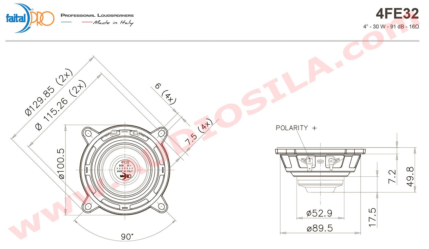 25 фе. Faital Pro 4fe32. Faital Pro 3fe22 Размеры. 3fe25. Fairl Pro 4fe32.