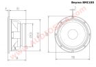 СЧ динамик Beyma 8MI100 / 8" / 250 Вт / 8 Ом / 96 дБ