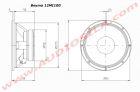 НЧ динамик Beyma 12MI100 / 12" / 450 Вт / 8 Ом / 100 дБ
