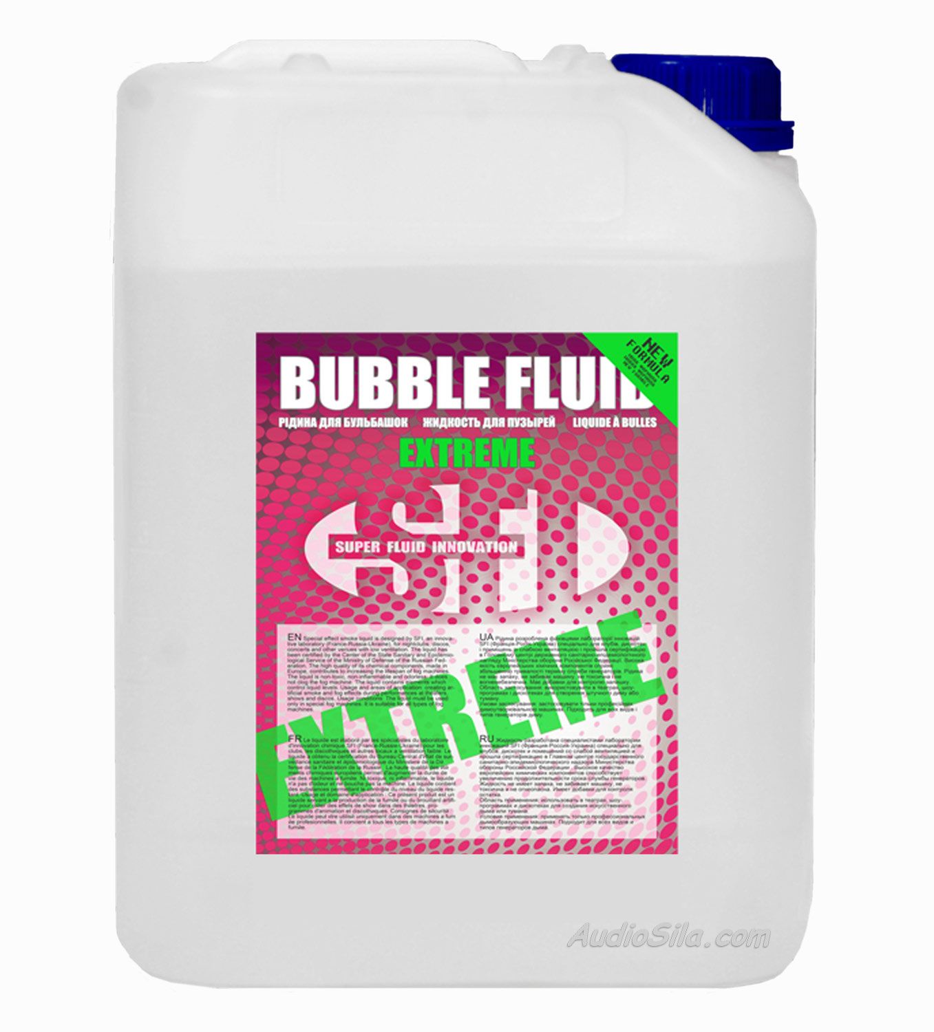 Жидкость мыльных пузырей SFI-BUBBLE EXTREME 5 литров. Цена производителя.  Купить с бесплатной доставкой по Украине