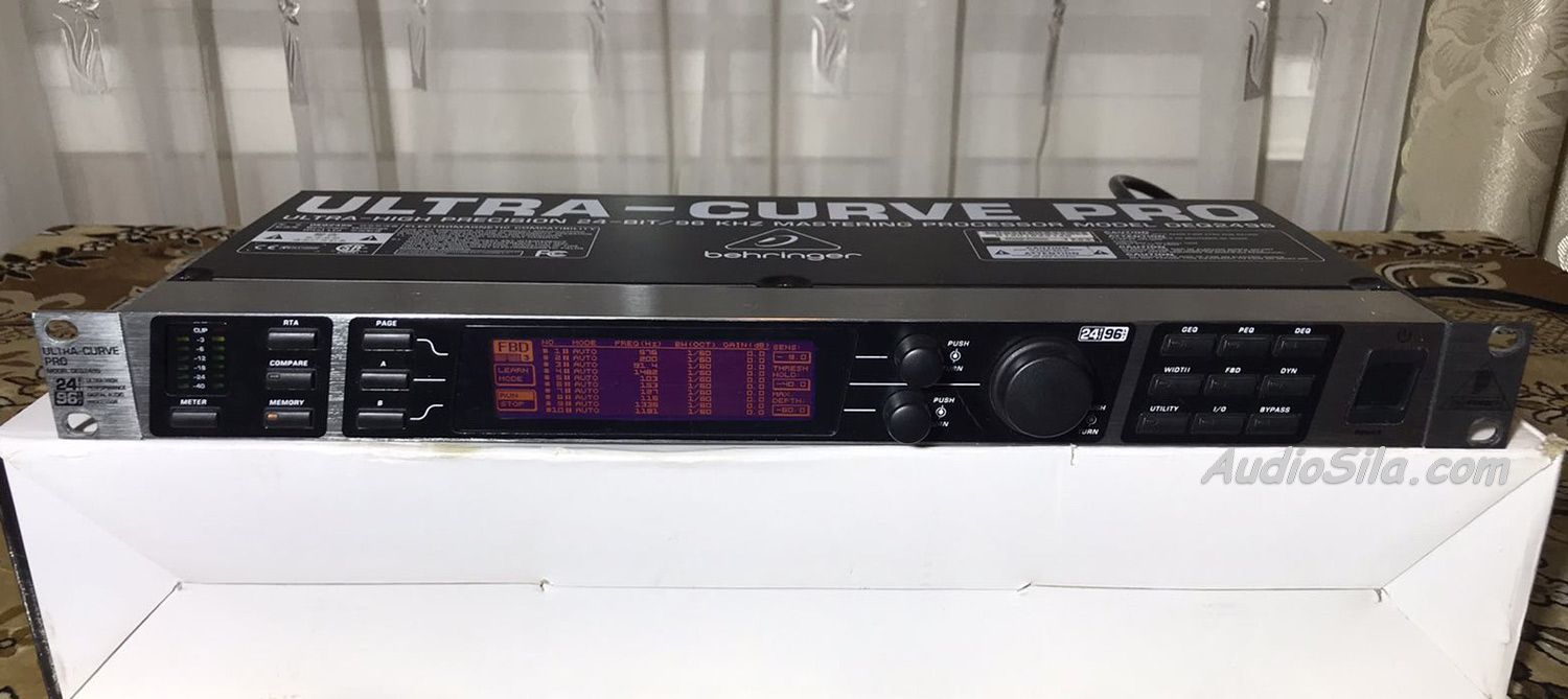 BEHRINGER ULTRA-CURVE PRO DEQ2496 эвалайзер б/у. Купить с