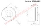 ВЧ динамик Lavoce DF10.14M / Compression Driver / 30 Вт / 8 Ом / 106 дБ