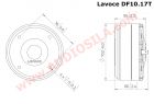 ВЧ динамик Lavoce DF10.17T / Compression Driver / 60 Вт / 8 Ом / 106 дБ