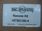 Ремкомплект B&C Speakers rck 18TBX100 - 18 дюймов, 2000Вт. Цена производителя. Купить с бесплатной доставкой по Украине.