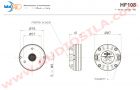 ВЧ динамик FaitalPRO HF108 (00444204) / Compression Driver / 60 Вт / 16 Ом / 109 дБ