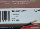 Акустичний кабель Adam Hall K3L215 Speaker Cable / 2x1,5 мм.кв.