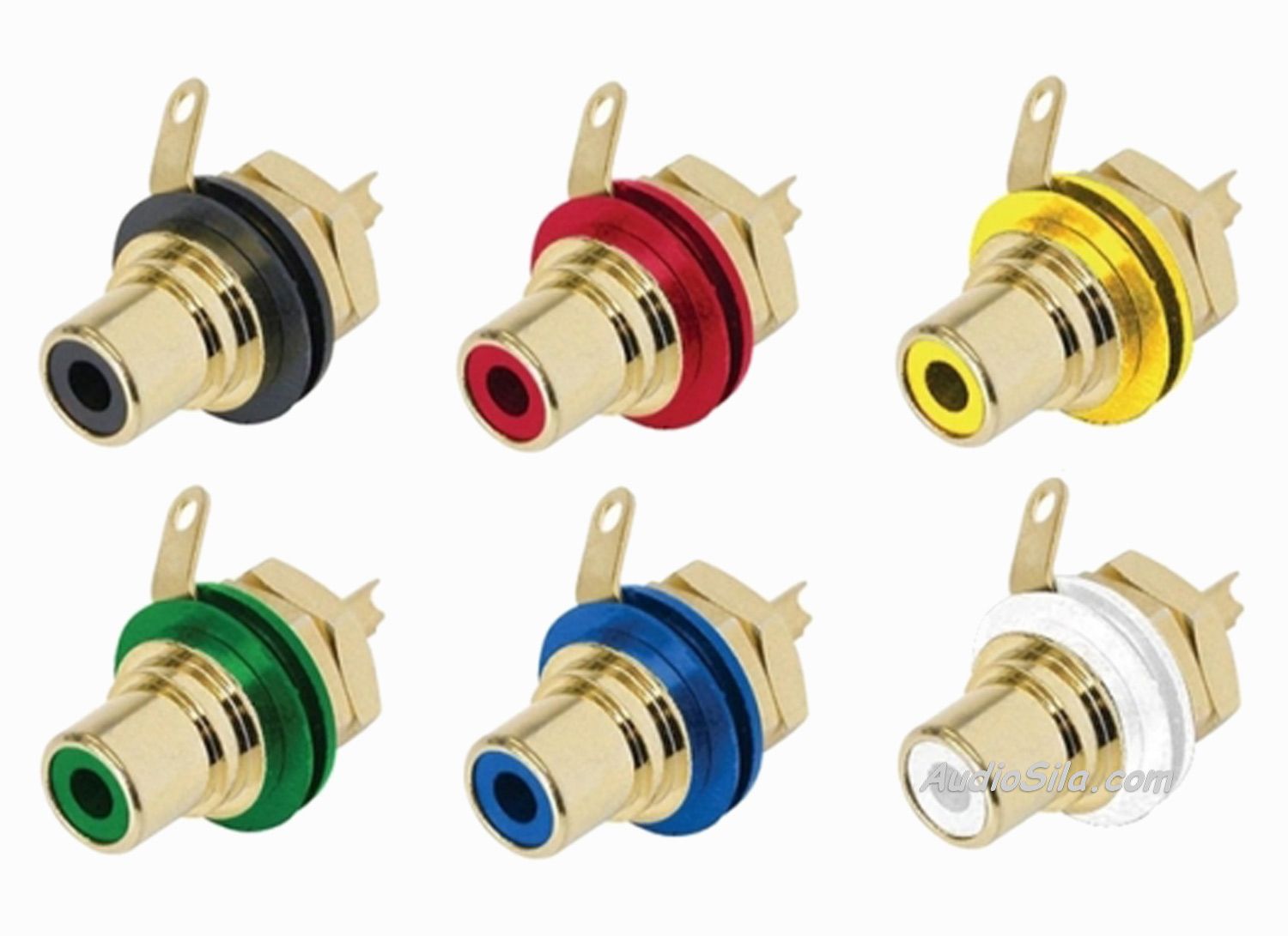 RCA NYS367-9 Neutrik панельный разъем белый. Купить по цене