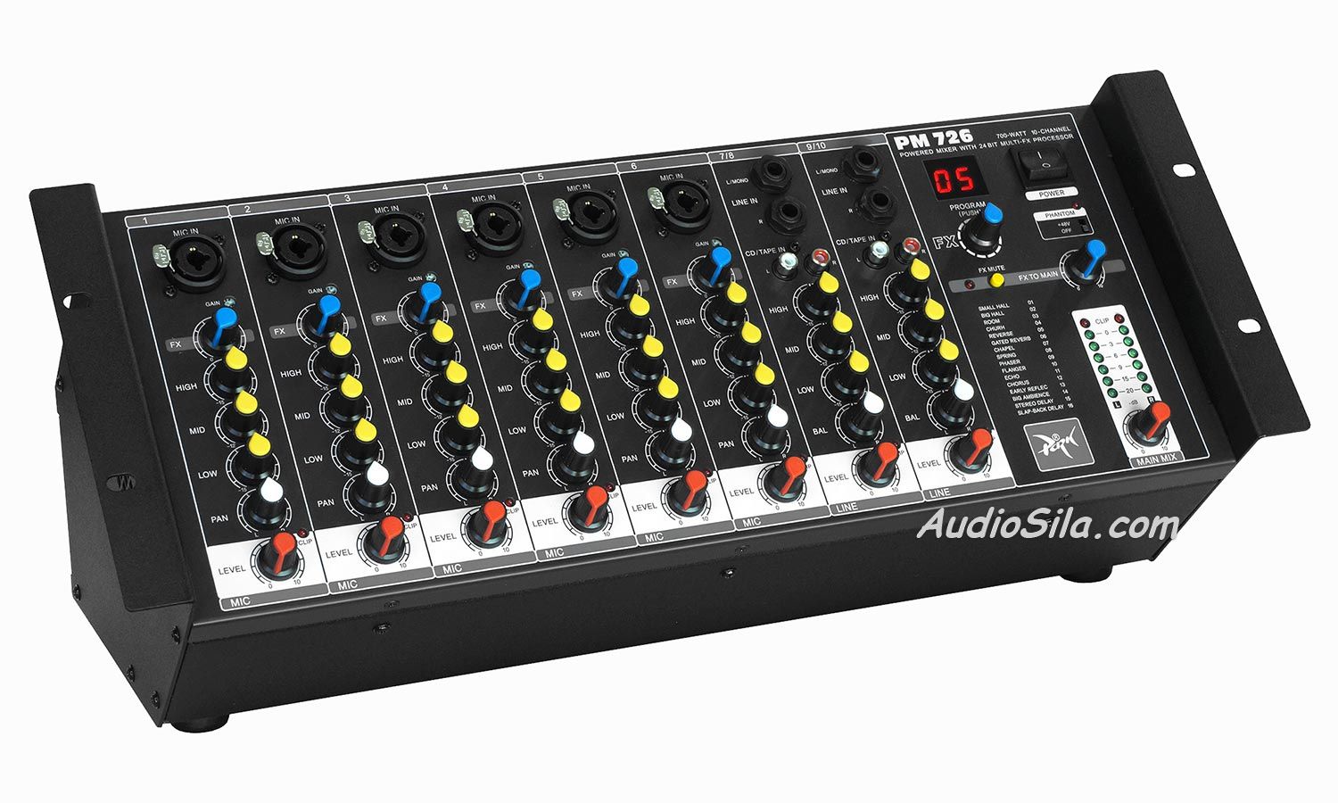 Park Audio PM726 активный микшер с процессором эффектов. Цена