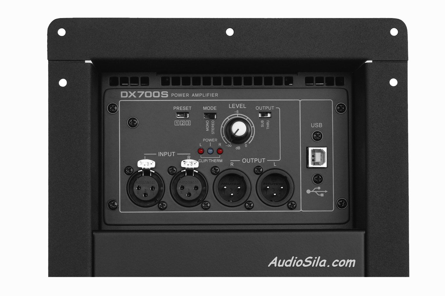 Park Audio DX700S-4 DSP встраиваемый широкополосный усилитель 2x350 Вт + DSP  процессор. Цена производителя. Купить