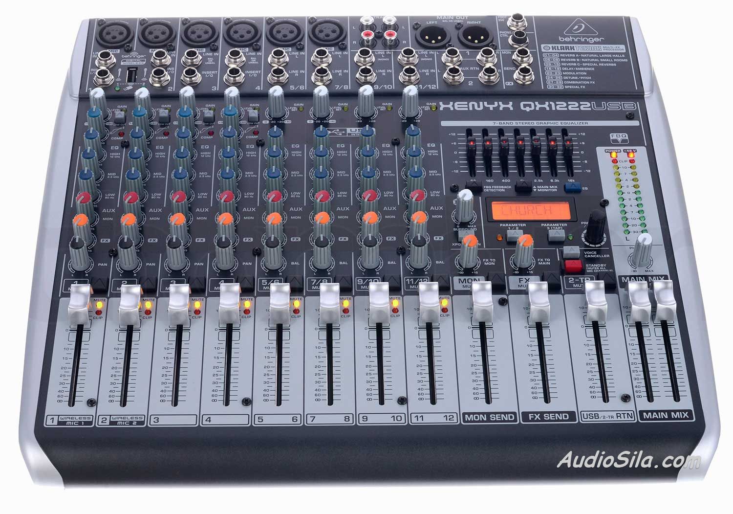 Видео Работы Микшерного Пульта Behringer Xenyx 1222Fx