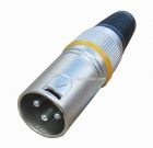 ROCKCABLE RCL10000 M трехконтактный сигнальный XLR разъем / male