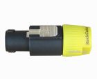 ROCKCABLE RCL10004 Speakon четырехконтактный штеккер соединитель. Купить по цене производителя с бесплатной доставкой по Украине.