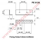 Penn Elcom 6135 РЭКовый профиль / перфорированная стойка полоса 
