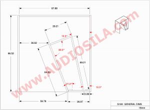 Сабвуфер S18H Конструкция корпуса Рупорной Акустической Системы B&C Speakers