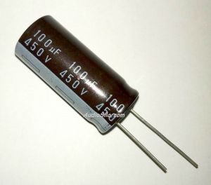 Конденсатор электролитический SAMSUNG SST 100 mF 450V 105°C d18 h41