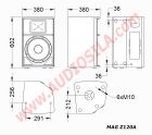 MAG Z120A активная двухполосная акустическая система 350 Вт