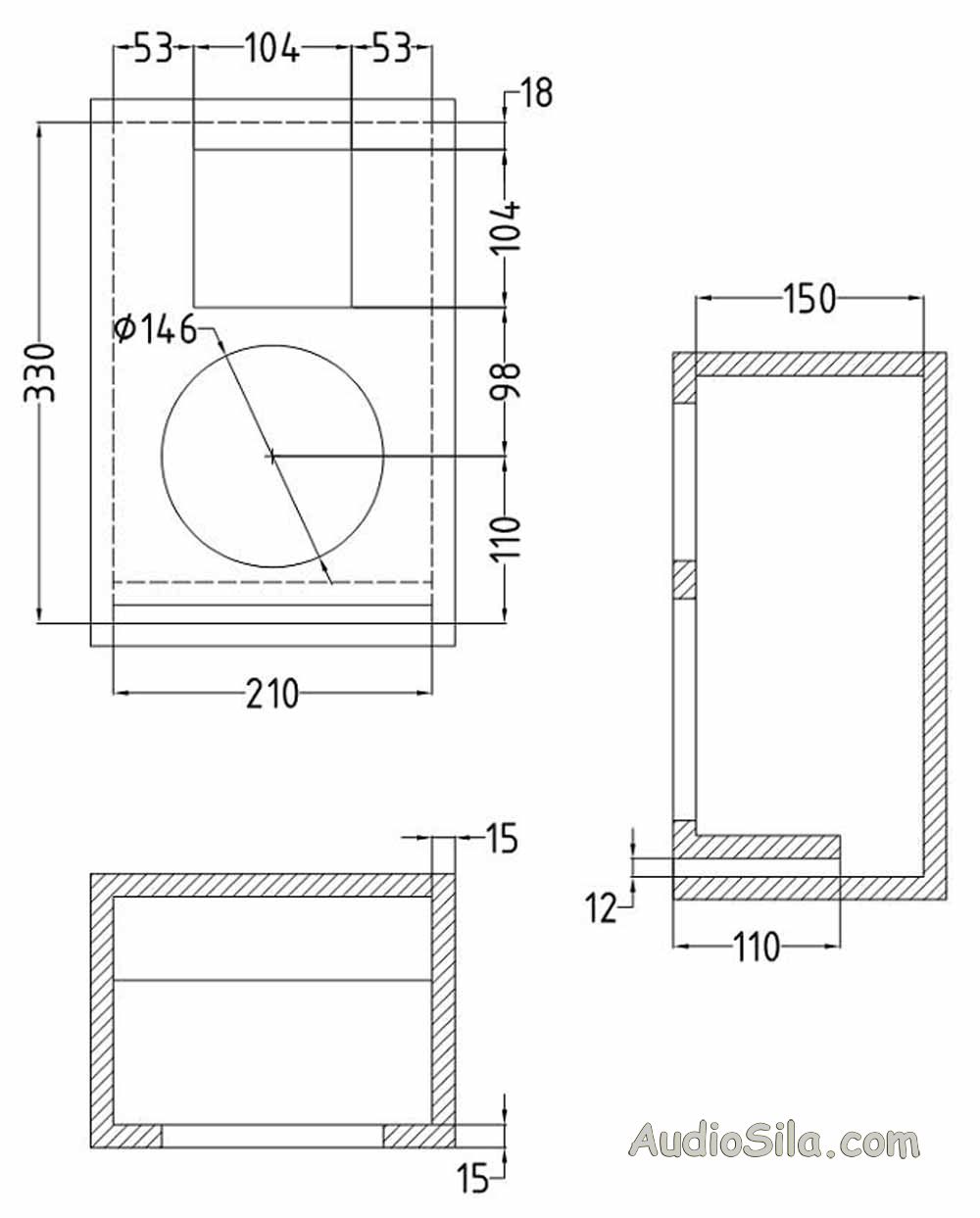 Корпус динамика box000