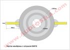 Ремкомплект D60TD мембрана с катушкой 44 мм к ВЧ динамикам GP60T / GP60D